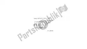 Esjot 512901944 sprocket - Bottom side