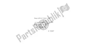 Esjot 513220741 sprocket - Bottom side