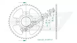 Here you can order the sprocket from Esjot, with part number 501301747: