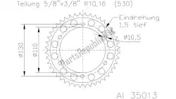 Here you can order the sprocket from Esjot, with part number 513501348: