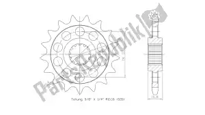 ESJOT 503217215S ktw frontal 15t, leve, 520 - Lado inferior