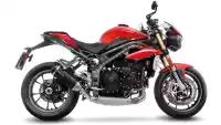 14238S, Leovince, Factory s slip-on, carbon fiber triumph street triple  rx r special edition 675 abs speed s, New