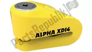 OXFORD LK276 alpha xd14 inox (14 mm) geel - Côté gauche