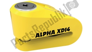 OXFORD LK276 alpha xd14 inox (14 mm) geel - Unterseite