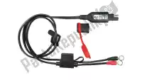 O128, Tecmate, Waterdichte accukabel, 40in. l | 5 / 16in / m8 | 16awg / 1.31mm2 | 20 stuks TECMATE Batteriemonitor Anzeige für den Batteriestatus und der Ladespannung der Lichtmaschine.<hr>für Standard Batterien, SAE Anschluss, 5/16