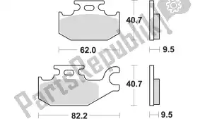 Unknown MCB724SI brake pad - Left side