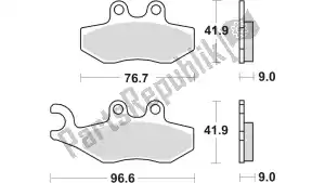 TRW MCB744SRM pastillas de freno - Lado superior