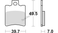 MCB696, TRW, klocki hamulcowe, Nowy