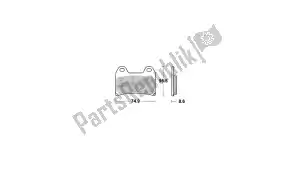 TRW MCB683SRQ brake pad - Bottom side