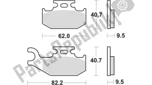 Unknown MCB723SI pedal de freio - Lado esquerdo