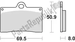 Here you can order the brake pad from TRW, with part number MCB540SRQ: