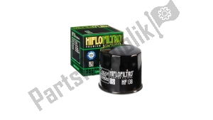 Mahle HF138 filtro de aceite - Lado inferior