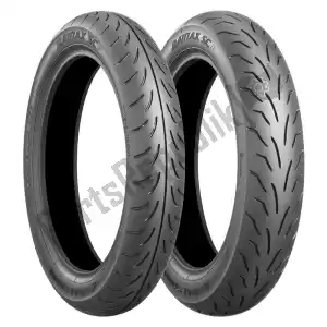Bridgestone 8034 front and rear tire 90/80 zr14 49p - Upper side