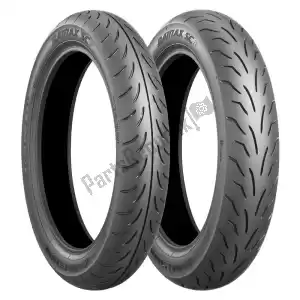Bridgestone 8476 avant et roue arrière 130/70 zr12 62p - Face supérieure