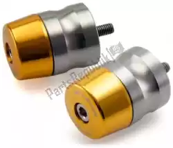 Here you can order the bar end plugs, gold from Zeta, with part number ZS481104: