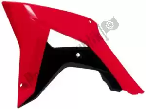 RTECH 566210242 bs ra radiator scoops honda (oe) red-black - Bottom side