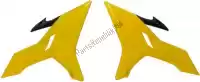 566240187, Rtech, Bs ra radiator scoops yamahayz revolution yellow    , New