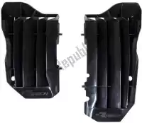 566230293, Rtech, Bs ra radiador oversize louvres honda black    , Novo