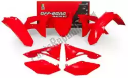 Here you can order the set plastics 6 pcs honda red from Rtech, with part number 563210632: