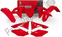 563210642, Rtech, Set plasticos 6 uds honda rojo    , Nuevo