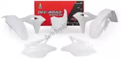 Here you can order the set plastics 5 pcs kawasaki white from Rtech, with part number 563225592: