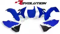 563340530, Rtech, Set plastics 6pcs rev. w/o tank y blue/blk    , New