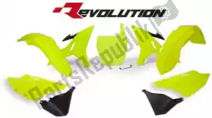 RTECH 563340526 set plastics 6pcs rev. w/o tank y neon yell - Bottom side