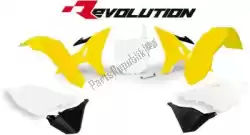 Here you can order the set plastics 6pcs rev. W/o tank y yel/blk from Rtech, with part number 563340520: