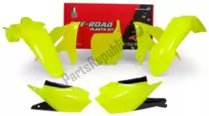 RTECH 563240566 set plastics 5 pcs yamaha neon yellow - Bottom side
