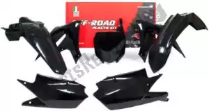 RTECH 563240564 set plastics 5 pcs yamaha black - Bottom side