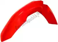 561610044, Rtech, Spatbord vented fr honda neon red lm edit    , Nieuw