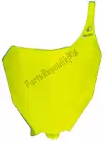 565210190, Rtech, Np numero anteriore honda giallo neon    , Nuovo