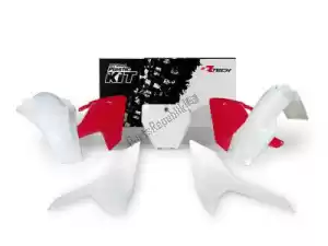 RTECH 563220420 set plastics 5 pcs hsq red/white - Bottom side