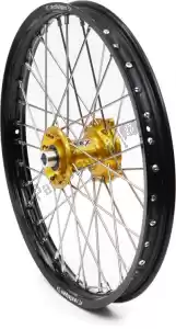 REX 482300032 kit ruedas 21-1,60 llanta negra/buje dorado 22mm - Lado inferior