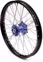 482200135, REX, Kit ruote 21-1,60 cerchio nero/mozzo blu 22mm    , Nuovo