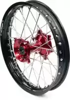 482010036, REX, Wheel kit 19-1.85 black rim/red hub 25mm    , New