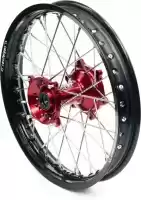 482011036, REX, Wheel kit 19-2.15 black rim/red hub 25mm    , New