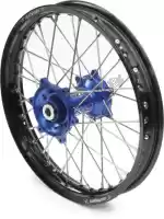 482211035, REX, Kit ruote 18-2.15 cerchio nero/mozzo blu 20mm    , Nuovo
