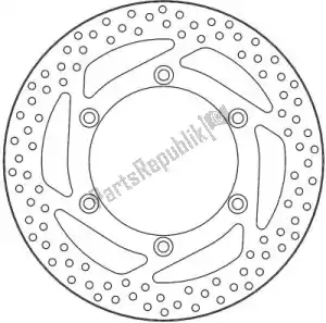 MOTO MASTER 6218110699 disc 110699, halo fixed disc 310 - Bottom side