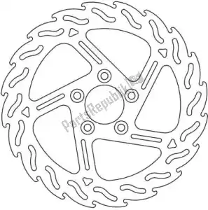 MOTO MASTER 6200110769 disc 110769, flame fixed disc 292 - Bottom side