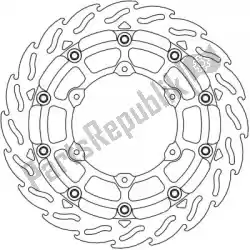 Here you can order the disc 112276, flame 5. 5mm racing series from Moto Master, with part number 6206112276:
