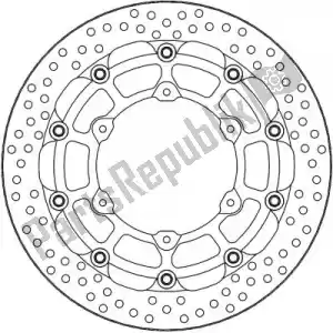 MOTO MASTER 6218112277 disc 112277, halo 5.5mm racing series - Bottom side