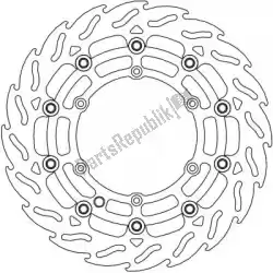 Qui puoi ordinare disco 112294, disco in alluminio flottante a fiamma 300 da Moto Master , con numero parte 6206112294: