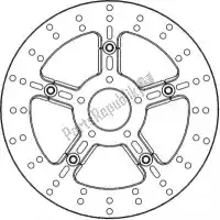 6206112315, Moto Master, Disco 112315, adrian disco flotante de aluminio 300    , Nuevo