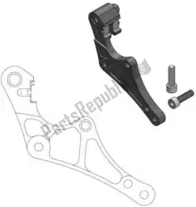 MOTO MASTER 6264211097 rep 211097, support adaptateur d'étrier - La partie au fond