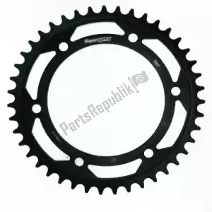 SUPERSPROX SU4130743B ktw posteriore acciaio 43t, nero, 525 - Lato superiore
