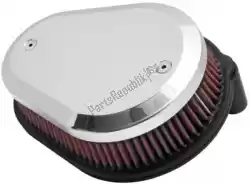Here you can order the filter, air intake system-harley davidson from K&N, with part number 13794291: