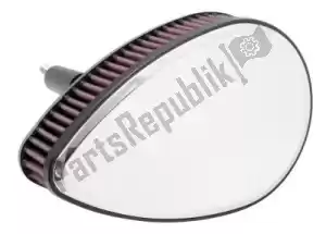 K&N 13794304 filter, air intake system-harley davidson - Bottom side