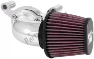 K&N 13831131P filter, air performance air intake system - Bottom side
