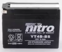 104312, Nitro, Battery nt4b-bs (cp)    , New